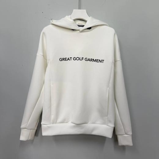 GGG 高尔夫男女同款 秋冬中性弹力双面针织连帽卫衣 保暖挺括 商品图2