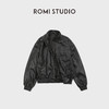 ROMI STUDIO“复古时尚”细腻柔软头层羊皮光泽皮夹克 RWCWWG7303 商品缩略图2
