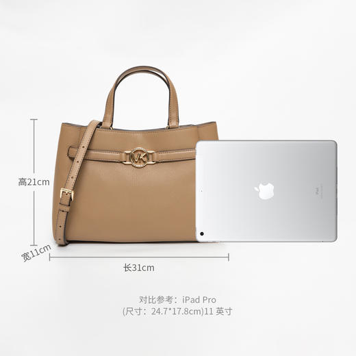 196163502656 迈克高仕MICHAEL KORS MKAngelina 中号皮质手提斜挎铂金包【31*11*21cm】 商品图4