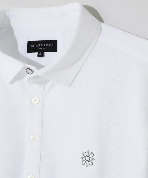 St ANDREWS高尔夫男士 阳离子复古刺绣长袖Polo衫 速干透气 商品图12
