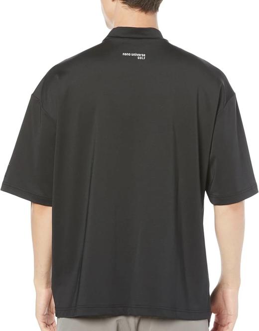 【nano universe GOLF】男士高尔夫 弹力小高领短袖T恤 字母印花  宽松休闲百搭 商品图12