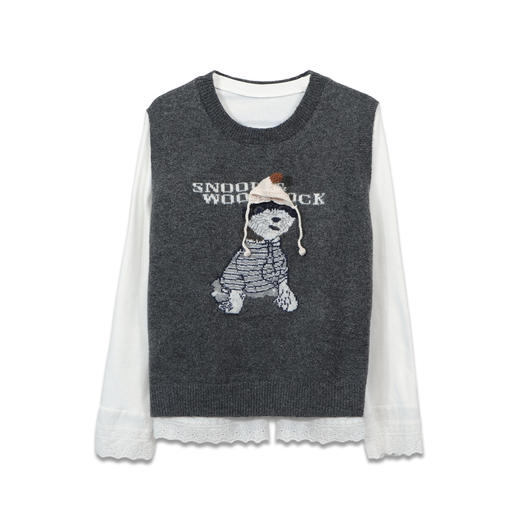 甜美可爱T恤马甲两件套-纪念日百货门店同款169263914 商品图4