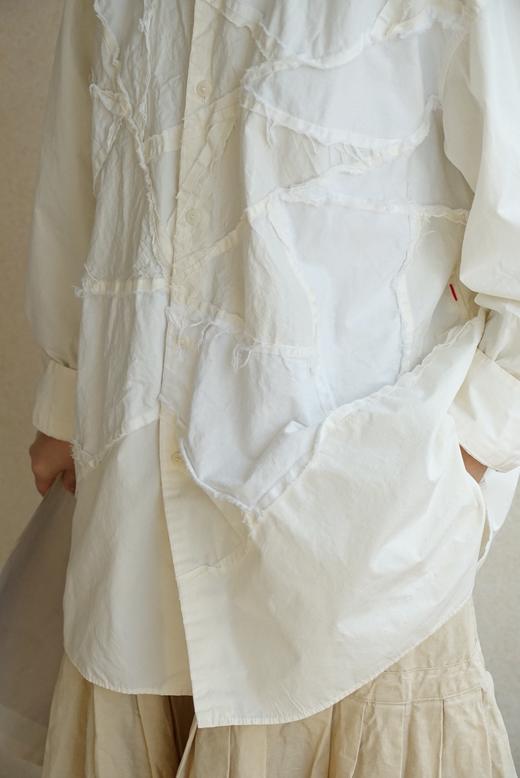 CaseyCasey限量款多工艺拼布衬衣 商品图4