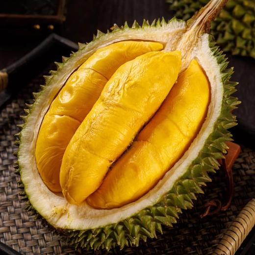 马来西亚树熟猫山王榴莲 3.1-3.5斤保4房 马来西亚核心产区 高山老树 自然树熟榴莲整果 -110液氮急冻 风味0流失 肉厚核小 保出4房 商品图0