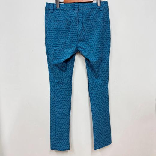 Ulticore系列 高尔夫男士 黑蓝两色抗皱几何纹弹力修身运动长裤 商品图6