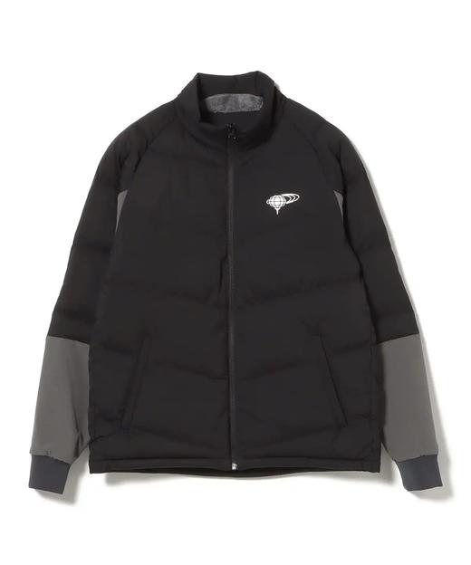 BEAMS GOLF男士橙标 透气防泼水拼接中棉夹克 弹力立领外套 商品图11