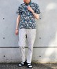 MEN'S MELROSE 夏季男士 彩色印花清凉感polo领短袖花衬衫 商品缩略图5