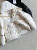F013021纯色徽标宽松短款长袖舒适透气羽绒服男女同款 商品缩略图3