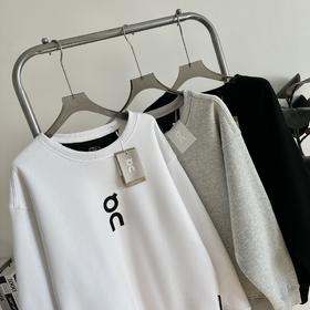 .付款减库存! 订单超厚复合绒 ！On昂跑 Club Crew 运动风柔软亲肤加绒加厚休闲圆领卫衣