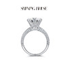 【预售】ShiningHouse[培育] 18k金钻石戒指 圆钻形3克拉钻人工真钻人造钻石K金戒指时尚六爪钻石戒指悦己送礼臻选【此商品不支持7天无理由退货退款】预计3日发货 商品缩略图3