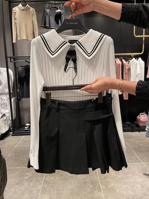 ST家新款女士大百褶短裙来了！W822410-56 商品图1