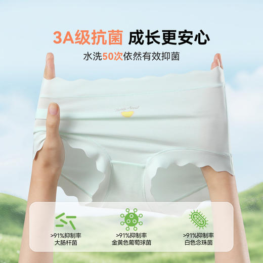 女童三角裤三件装春季新款安奈儿童装JG617520 商品图4