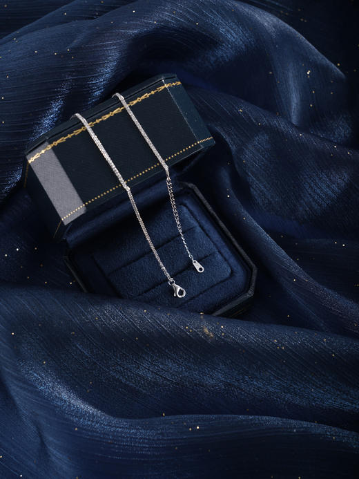 子佩集【晴空絮语】银S925套链【PYP2058-XF】项链培育宝石帕拉伊巴蓝碧玺2601 商品图5