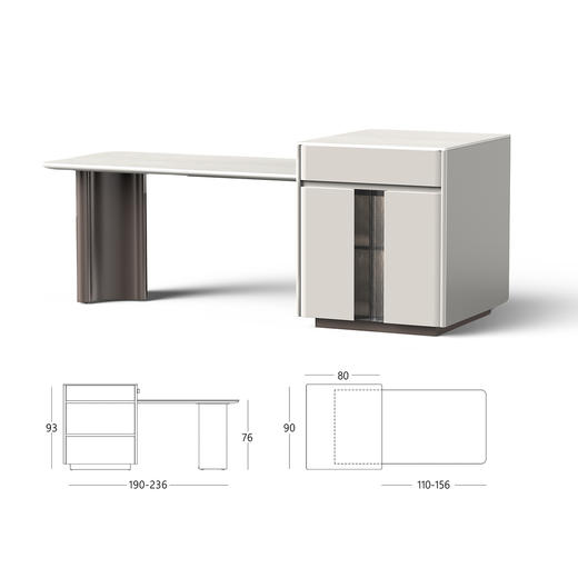 顾家家居整装 奶油风集成 岛台 PT3609KC 商品图9