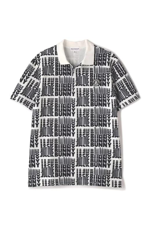 Jack Bunny 情侣款 男士高尔夫 秋季新款 字母印花polo衫短袖 弹力透气 商品图2