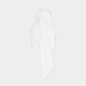 DSQUARED2 女士蝴蝶结上衣 白色 S75NC1133 S36275 100