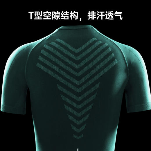 UTO/悠途轻压缩速干短袖夏季轻薄修身男女同款户外健身吸湿排汗 商品图2