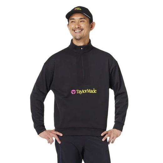 Taylormade 男女同款秋冬 经典字母LOGO刺绣立领半拉链长袖卫衣 商品图3