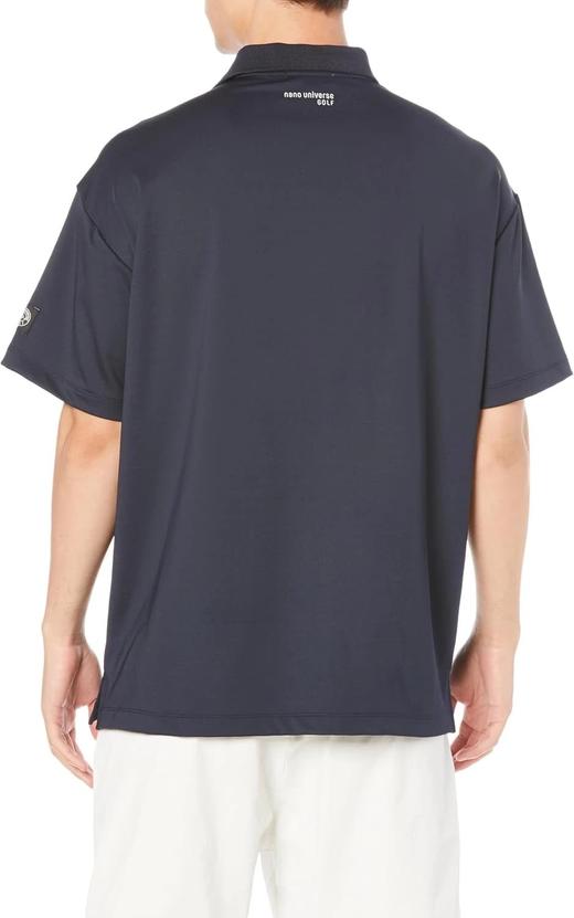 nano universe GOLF 男士 经典Polo衫短袖T恤 夏季宽松 翻领 简约字母印花 商品图10