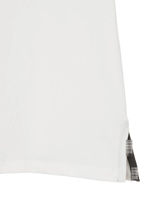 日系原单 高尔夫男士 夏季宽松高领短袖 双线经典标志印花 透气舒适 商品图5