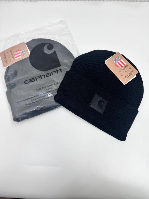 F013033潮人穿搭男女同款黑标针织帽冷帽 商品图0