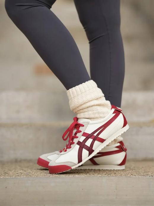 【鬼塚虎 MEXICO 66 CNY马年限定款】舒适时尚百搭经典 支撑  男女同款 白红色 商品图1