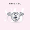 【预售】ShiningHouse[培育] 18k金钻石戒指 圆钻形1.5克拉钻人工真钻人造钻石K金戒指时尚钻石戒指悦己送礼臻选【此商品不支持7天无理由退货退款】预计3日发货 商品缩略图0