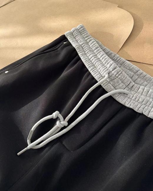 F013020冬季新款纯棉廓形宽松弯刀休闲卫裤 商品图12