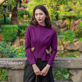 【2026春节款-现货】紫缰驿心民族风上衣