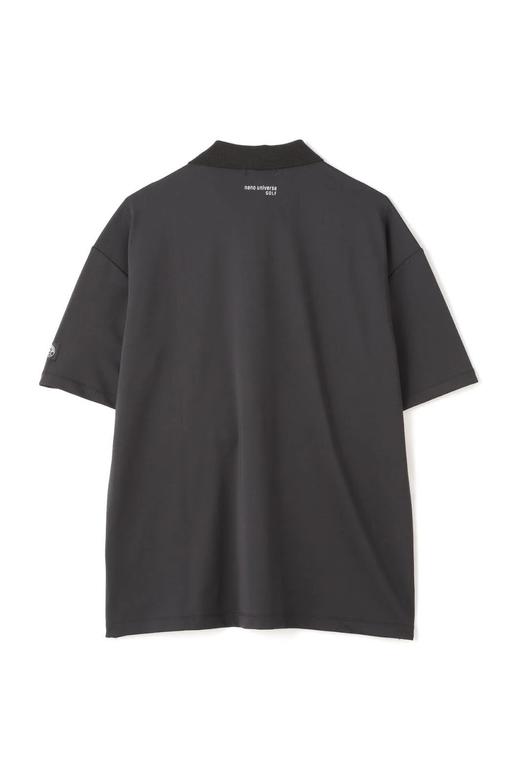 nano universe GOLF 男士 经典Polo衫短袖T恤 夏季宽松 翻领 简约字母印花 商品图2