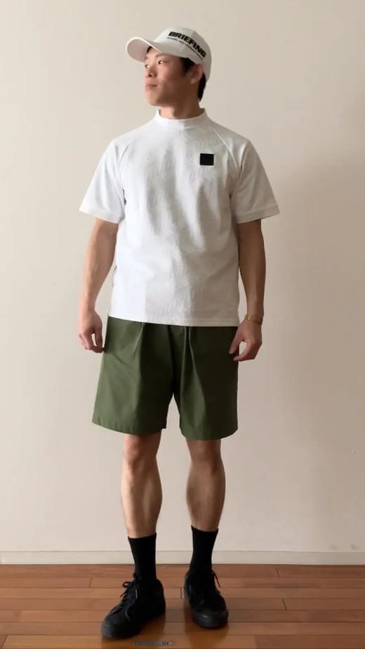 BRIEFING GOLF 男女同款 夏季运动休闲五分裤 基础百搭弹力短裤 商品图4