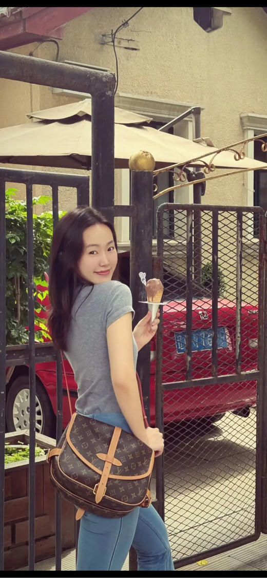 LV Saumur 双子星 老花 小号 斜挎包 商品图2