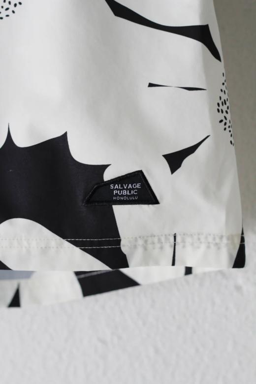 SALVAGE PUBLIC 男士夏季 向日葵印花沙滩裤 宽松休闲沙滩五分裤 商品图3