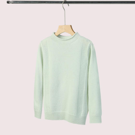 PALUOPO/PL 100%山羊绒 半高领童衫ET2F8392R/约重238g帕罗 商品图10