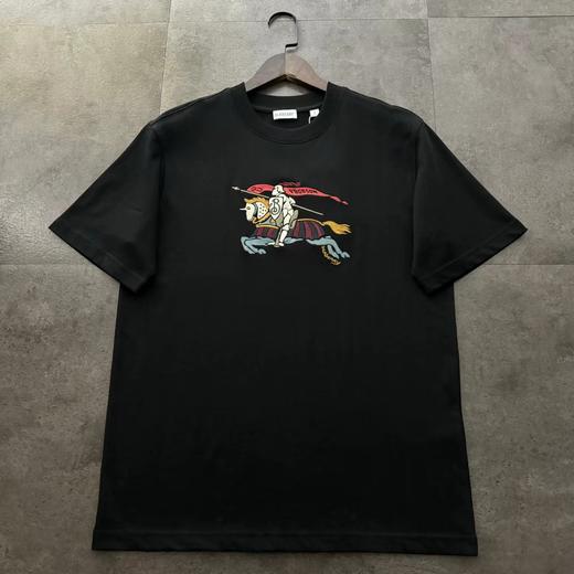 F013036新款彩色绣花战马短袖T恤男女同款 商品图2