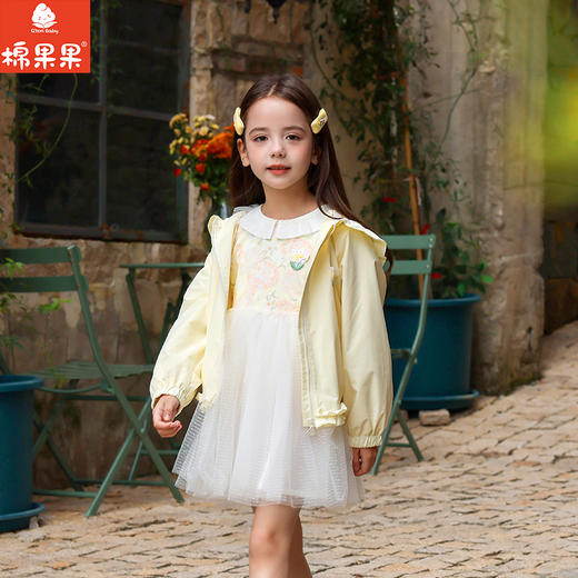 棉果果春季新品女童小线圈网纱小碎花公主裙网纱连衣裙M122700226115 商品图0