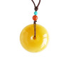 【天然正品】天然满蜜鸡油黄平安扣蜜蜡吊坠项链30.3*30.3*15.0MM（皆取最大值）170126NJS67 商品缩略图0