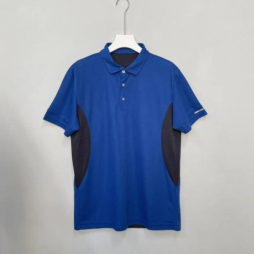 GGG 高尔夫男士 多色翻领拼接网眼 短袖 弹力透气POLO衫 商品图12