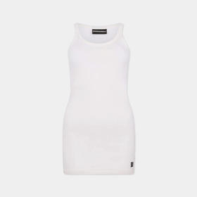 DSQUARED2 女士字母徽标刺绣迷你连衣裙 白色 S75CV0985 D20102 100