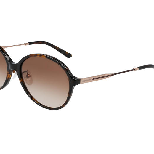 7883901132601 卡尔文克雷恩Calvin Klein 【商场同款】CK新品欧美椭圆时尚大框优雅复古休闲太阳镜墨镜女 商品图3