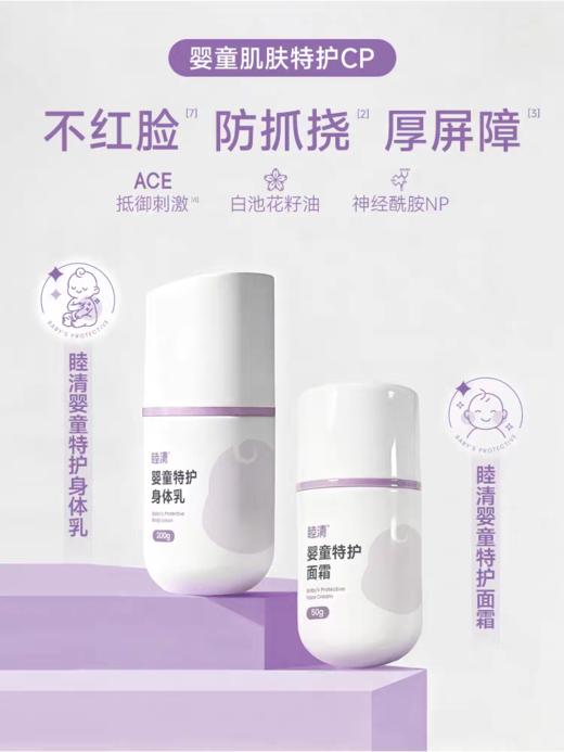 *【睦清新品】婴童特护面霜50g / 身体乳200g 商品图0