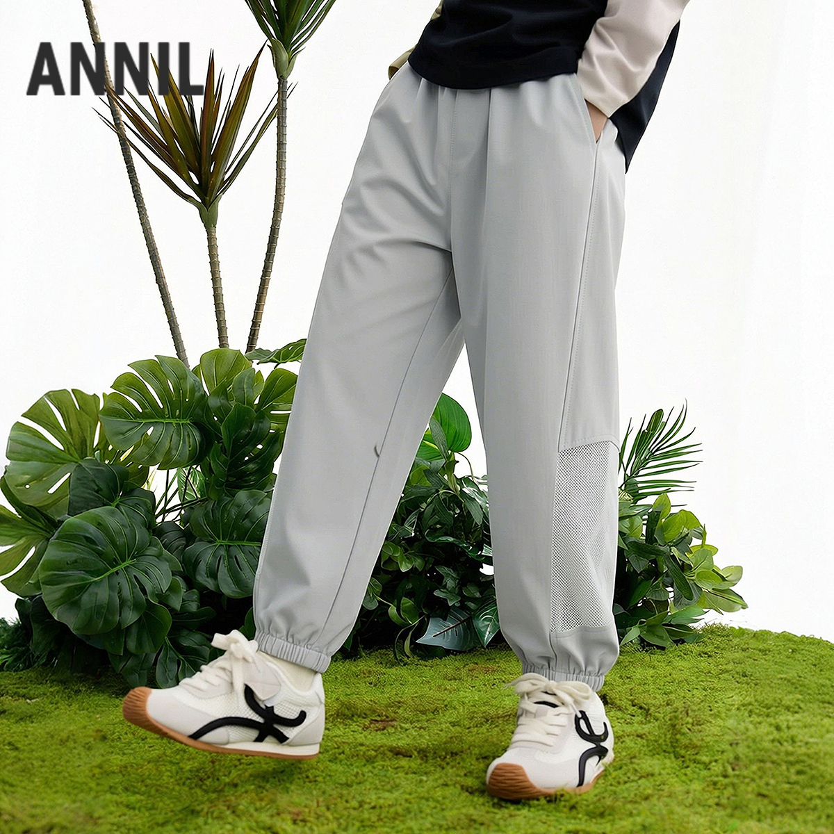 男女童梭织单裤夏季新款安奈儿童装EM626773