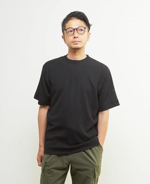 MEN'S MELROSE 夏季男士 编织网格圆领短袖T恤休闲透气舒适 商品图0