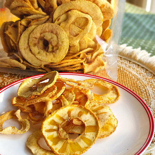 特惠活动『原味丑苹果干』开袋即食，甜酸浓郁，酥脆微韧，12斤苹果烤出1斤苹果干，不添加香精色素防腐剂 商品图5
