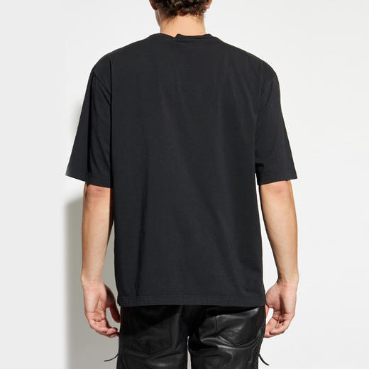 DSQUARED2 男士Magliano联名徽标刺绣贴片棉质圆领短袖T恤 黑色 S71GD1597 D20035 900 商品图2