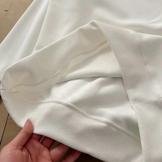 F013019圆领胸口刺绣logo加绒卫衣上衣男女同款 商品图13