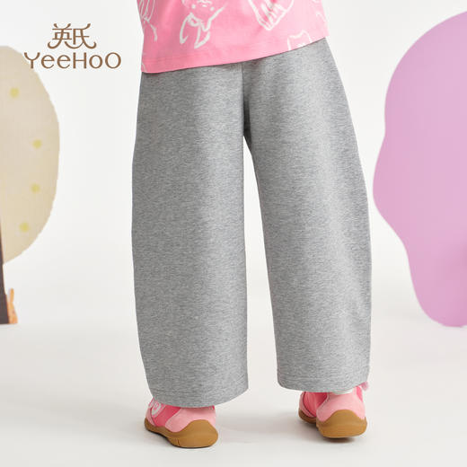 【英氏】【90-130】女童春秋休闲裤儿童弯刀裤 商品图4