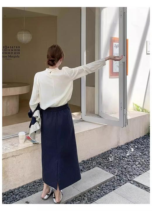 香y同款小香风套装 高级感衬衫/马甲/半身裙三件套 商品图12