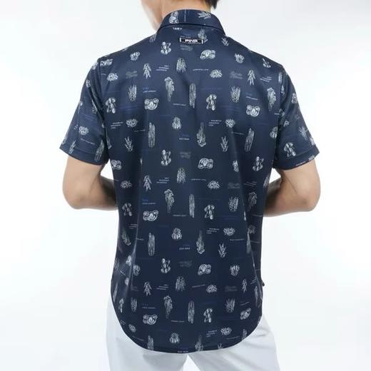 PING高尔夫男士仙人掌图案速干短袖 Polo 衫 商品图1