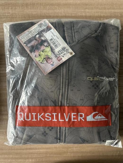 Quiksilver户外运动品牌最新法国原单拉链连帽拉绒卫衣（青少年款） 商品图3
